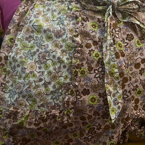 ⚪️⚪️Scotch & Soda 🥤 Madison Scotch Summer Edition paper bag flower 🌸 shorts - Picture 6 of 6